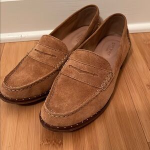 Sperry Tan Suede Women's Loafers